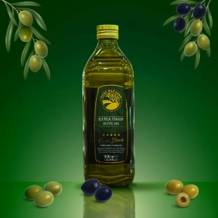 Olive Oils Land Extra Virgin Olive Oil 1000 ML (Acimasiz Glass Bottle)